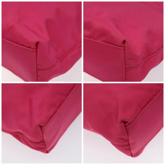 PRADA Shoulder Bag Nylon Pink Silver Auth 119844A - Picture 16 of 16